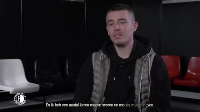 Patrik Wålemark tijdens zijn eerste interview bij Feyenoord